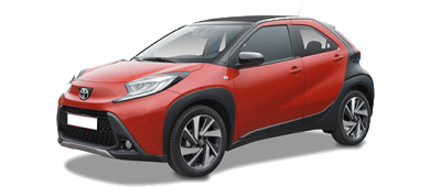 Toyota AYGO X leasen - front angle - DirectLease